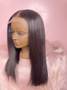 Custom 12 inch Straight Bob Wig