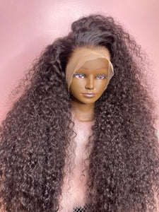 Custom Ocean Wave Frontal Wig